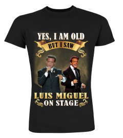I SAW LUIS MIGUEL ON STAGE