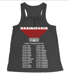 2-Seiten Rammstein Europe Stadium Tour 2024 Shirt