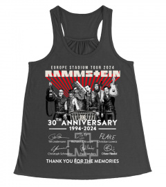 30th And Europe Stadium Tour 2024 Rammstein T Shirt