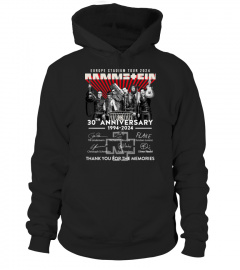 2-Seiten Rammstein 30th And Europe Stadium Tour 2024 Tshirt
