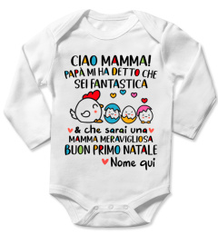 CIAO MAMMA! BUON PRIMO NATALE