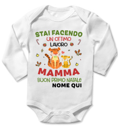 STAI FACENDO UN OTTIMO LAVORO MAMMA