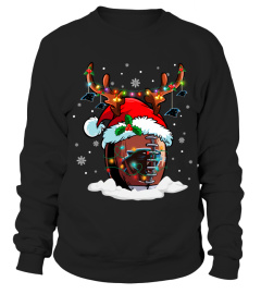 CP Santa Hat Reindeer Christmas Sweatshirt