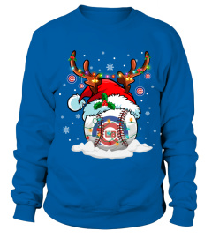 CHC Santa Hat Reindeer Christmas Sweatshirt