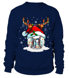 DT Santa Hat Reindeer Christmas Sweatshirt