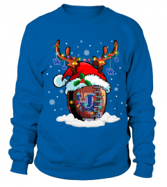 KW Santa Hat Reindeer Christmas Sweatshirt