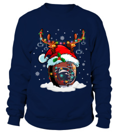 PTNL Santa Hat Reindeer Christmas Sweatshirt