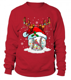 STL Santa Hat Reindeer Christmas Sweatshirt