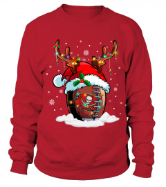 TC Santa Hat Reindeer Christmas Sweatshirt