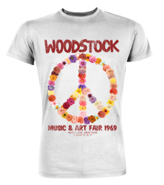 Woodstock peace floral