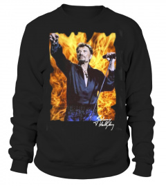 Johnny Hallyday Fire Shirt