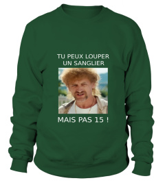 Tu peux louper un sanglier mais pas 15