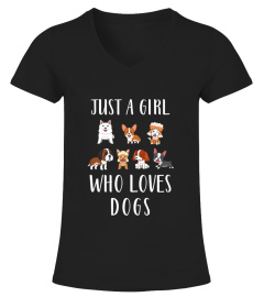 Girl who  Loves Dogs