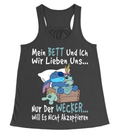 MIEN BETT UND ICH WIR LIEBEN UNS NER DER WECKER... WILL ES NICHT AKZEPTIEREN