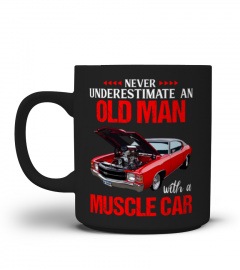 never underestimate an old man with a muscle car