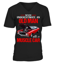 never underestimate an old man with a muscle car