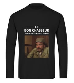 le bon chasseur y voit un sanglier y tire