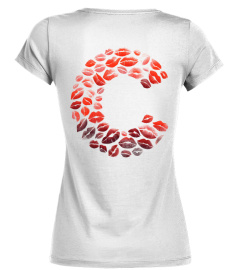 Tee Shirt Bisous - T Shirt Bisous Lettre C