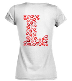 Tee Shirt Bisous - T Shirt Bisous Lettre L