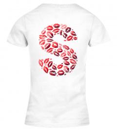 Tee Shirt Bisous - T Shirt Bisous Lettre S