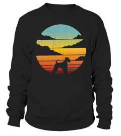 airedale terrier new sunset t shirt