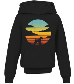 airedale terrier new sunset t shirt