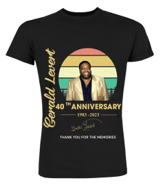 GERALD LEVERT 40TH ANNIVERSARY