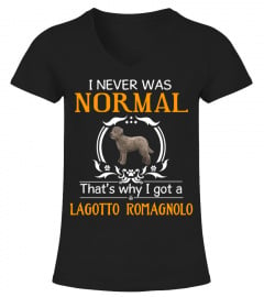 I never was normal that's why I got a Lagotto Romagnolo