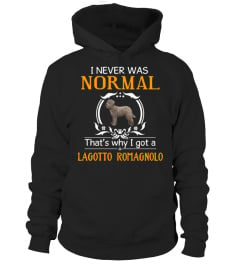 I never was normal that's why I got a Lagotto Romagnolo