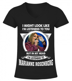 a LISTENING TO MARIANNE ROSENBERG