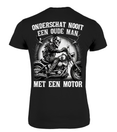 Onderschat nooit een oude man met een motor