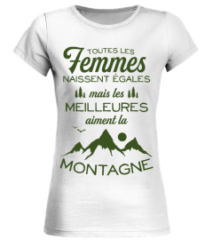 Les Meilleures Aiment la Montagne Vert