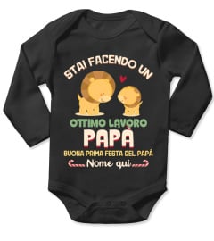 STAI FACENDO UN OTTIMO LAVORO PAPÀ