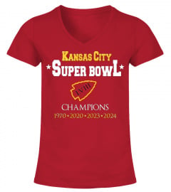 Kansas City Chiefs Super Bowl Champions 1970 2020 2023 2024