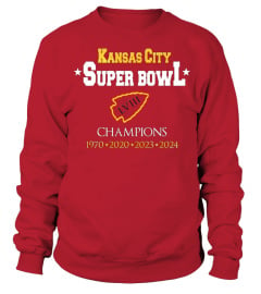 Kansas City Chiefs Super Bowl Champions 1970 2020 2023 2024