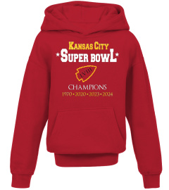 Kansas City Chiefs Super Bowl Champions 1970 2020 2023 2024