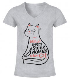 Cat -Behind every stong woman