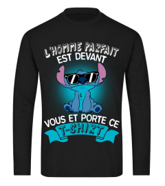 L'HOMME PARFAIT EST DEVANT VOUS ET PORTE CE T-SHIRT - STITCH