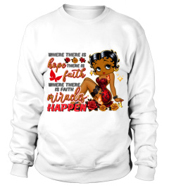 Betty Boop Where There Is Hope There is Faith Where There Is Faith Miracles Happen