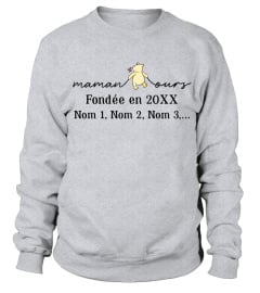 FR - Maman ours Année et noms personnalisés