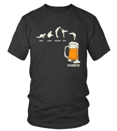 Jours De La Semaine Et Bière Drôle Beer Lover Homme Cadeau T-Shirt