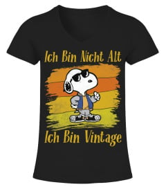 ICH BIN NICHT ALT ICH BIN VINTAGE - SNOOPY