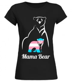 Lgbt Mama Bear T-Shirt Trans Pride Non-Binary