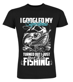 i googled my symptoms fishing T-Shirts