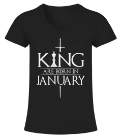 Kings Are Born In January T-Shirts
