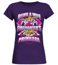 FRONT DESIGN - FIREFIGHTER'S WIFE TEE
