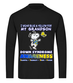 I Wear Blue & Yellow for My GRANDSON (Down Syndrome)