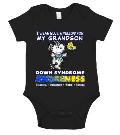 I Wear Blue & Yellow for My GRANDSON (Down Syndrome)