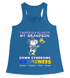I Wear Blue & Yellow for My GRANDSON (Down Syndrome)