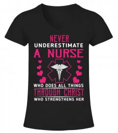 Never Underestimate A Nurse T Shirt